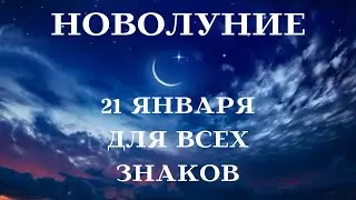 НОВОЛУНИЕ ГОРОСКОП 21 ЯНВАРЯ 2023 года для ВСЕХ ЗНАКОВ ЗОДИАКА┃