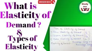What is Elasticity Of Demand||Types of Elasticity of Demand||In Business Economics||In Hindi||