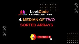 #4 Median of Two Sorted Arrays | LeetCode Java Solution Step by Step | Java Problem Solving 