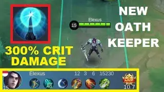 Leomord New Passive Experiment Adjustment Gameplay (Critical Strike) Oath Keeper 300% Crit Dmg Build