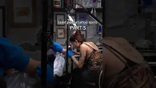 Least painful tattoo spots. PART 5
