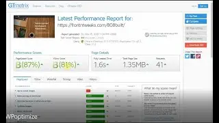 WPOptimize Enable and Test Caching Feature
