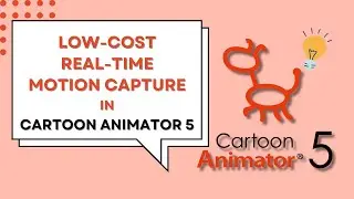 Low-Cost Real-Time Motion Capture in Cartoon Animator 5