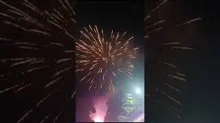 Партизанск 23 августа...салют в честь дня шахтёра.