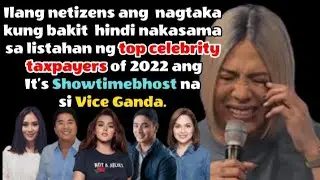 Vice Ganda Hindi nakasali sa Top Celebrity? 