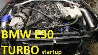 BMW E30 Turbo S38 startup