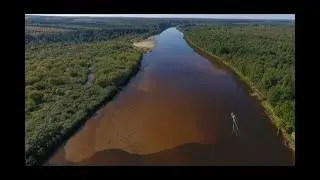 Ищем щуку в старице Ветлуги. Рыбалка на лягушки с лодки. Макс поймал язя!