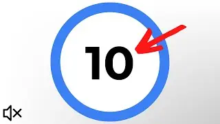 The Most Satisfying Count Up to 10 - White background, No sound