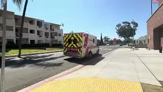 Medic 17 Responding to a medical emergency