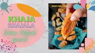 Khaja or Khajala l sweet Puffed Pastry | Indian Sweet
