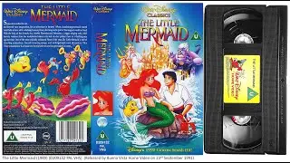 The Little Mermaid (1989) . 23rd September 1991 - UK VHS