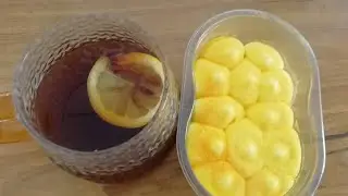 АСМР ИТИНГ 😋ПИРОЖНОЕ СО ВКУСОМ МАНГО🍰😁🥭И ЧЁРНЫЙ КОФЕ ☕ И Жвачка😁