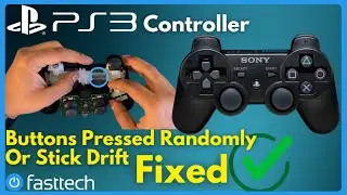 PS3 Dual Shock Controller Random Button Pressing Issue FIX