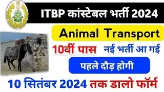 itbp new vacancy 2024 || itbp form apply online 2024 || itbp safai karamchari vacancy 2024 #itbp