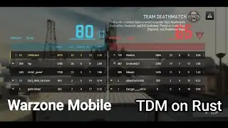 Warzone Mobile | Team Deathmatch on Rust