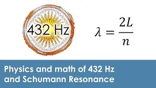The real physics and math of 432Hz vs 440Hz and Schumann resonance