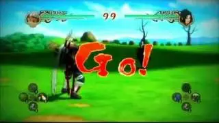 Naruto Ultimate Ninja Storm 2 - Killer Bee  vs Sasuke