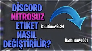 ⚡ Discord Nitrosuz Etiket Değiştirme Bugu! | *çok kolay*