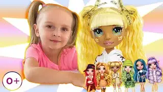 Распаковка Rainbow High Cheerleader Squad. SUPER КСЮ делает обзор куклы rainbow high.