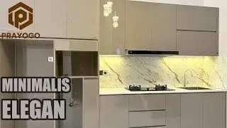 BUAT KITCHEN SET MINIMALIS I SHAPE / DAPUR MINIMALIS