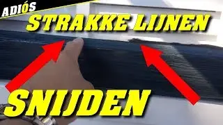 TIPS OM STRAKKE LIJNEN TE SNIJDEN LANGS HET GLAS, hoe doe je dat? / cutting lines along the glass