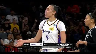 Dearica Hamby 29 Points Game | Los Angeles Sparks vs Las Vegas Aces | WNBA 2024 | May 18, 2024 #wnba