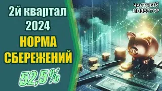 Норма сбережений за 2й квартал 2024 год | Ежемесячные доходы и расходы по категориям