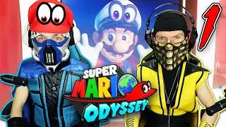 Scorpion And Sub Zero Play SUPER MARIO ODYSSEY! [part1] | MK11 PARODY!