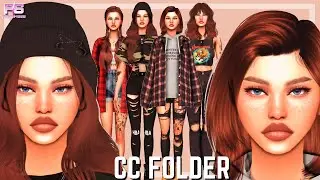 🛹 TOMBOY LOOKBOOK + CC FOLDER & SIM DOWNLOAD!! | SIMS 4 CAS