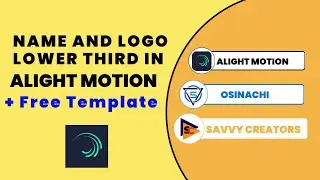 How to create lower thirds | Free template available