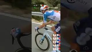 Aussie O’Connor IS IN RED! 🇪🇸🚲 #shorts #cycling