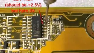 A8M2N-LA NF-6150LE-N-A2 BGA cold joint test points -Mainboard repair