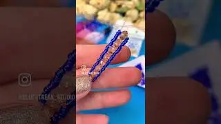 How to Create a Seed Bead and Crystal Bead Bracelet 💎🤩✨💖#diy #craft #jewellery