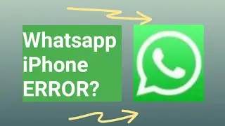 Whatsapp Error Pada iPhone | Begini Cara Mengatasinya