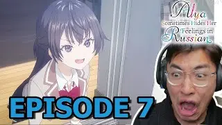 WHAT DID YOU SAY, LITTLE SISTER ?! | Episode 7 | Alya Hides Her Feelings In Russian REACTION
