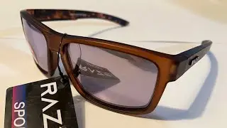 RAZE Eyewear Sunglasses Offshore Mirror Lens Brown Tortoise Frame 25339