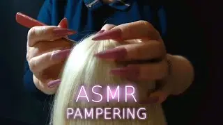 ASMR on a Wig | Brushing, Scalp Massage, Bug Searching, Nitpicking | w/ Derma Roller & More Tools!