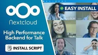 Nextcloud High Performance Backend für Talk - Einfache Script-Installation