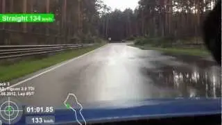 Bikernieki BRZ test lap