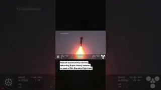 SpaceX successfully catches returning Super Heavy booster as part of 5th Starship flight test