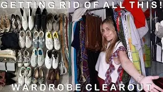 WARDROBE CLEAROUT 👗 GETTING RID OF SHOES, BAGS, BELTS & CLOTHES 👗 THE JO DEDES AESTHETIC