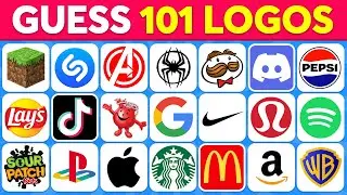 Guess 101 Logos in 3 Seconds ⏰👀🤔 Logo Quiz 2024