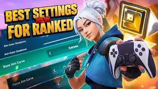 *NEW* THE #1 BEST CONSOLE VALORANT SETTINGS & SENSITIVITY FOR RADIANT RANKED+CROSSHAIR - Valorant