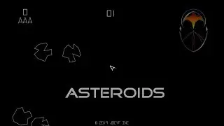 Clon del Asteroids hecho con Unity disponible en Github