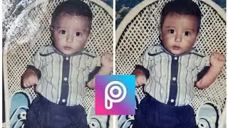 COMO restaurar una FOTOGRAFÍA en picsart#tutorial#app#edicion