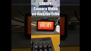 View SONOFF smart security camera on Echo Show and Google Nest Hub