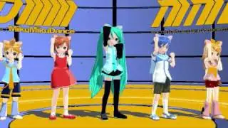 [MMD] おんなじキモチ [Chibi Len, Chibi Miku, Chibi Rin, Chibi Meiko, Chibi KAITO]