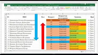 Фильтрация в Excel