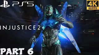 INJUSTICE 2 PS5 WALKTHROUGH GAMEPLAY PART 6 - ASSAULT ON STRYKER'S ISLAND / No Commentary