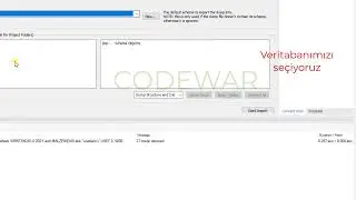 Mysql'de Database Yedek Yükleme